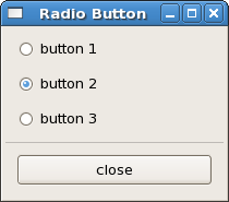 Radio buttons